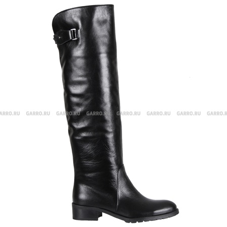 Сапоги 7058 чёрные,натуральная кожа