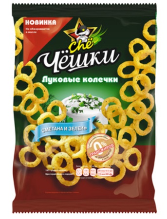 Ekşi krema ve yeşillik tadında halkalar CZESHKI, 40 g