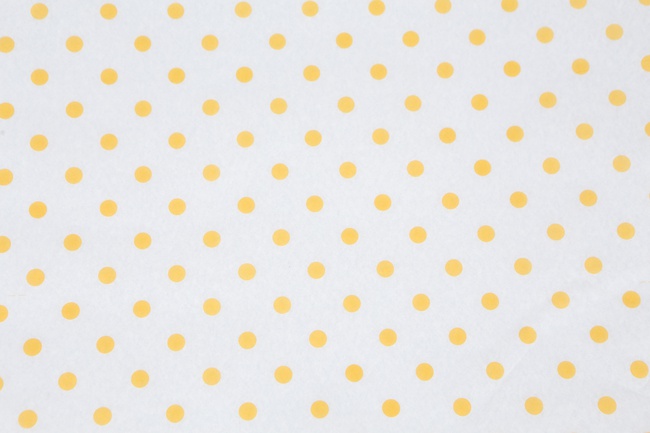 Siliconized baking paper with "Yellow pea" pattern (roll 5m)