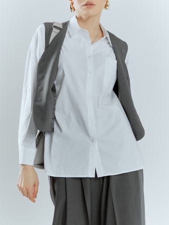 Женская рубашка оверсайз. Топ 2024 - 0224