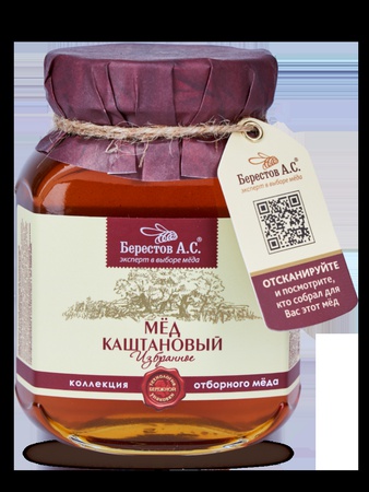 Берестов А.С. / Мед натуральный Каштановый, коллекция Избранное