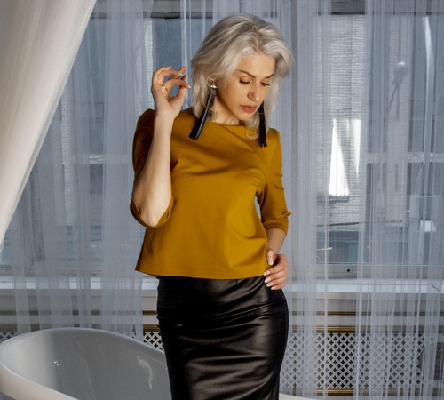 Топ трикотажный, модель 22-2018