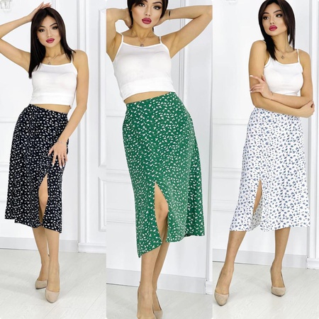 Юбка с разрезом