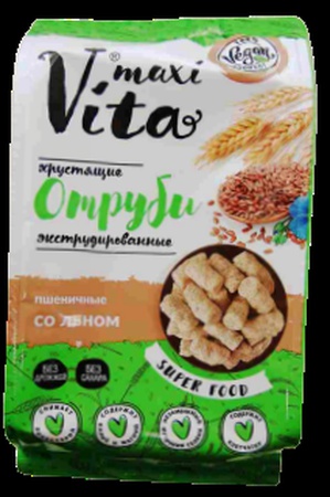 Отруби пшеничные со льном MaxiVita, 150 г
