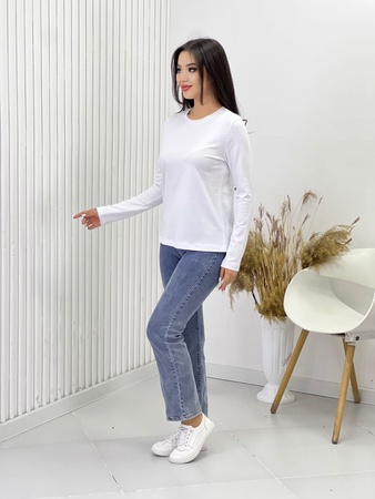 Лонгслив 074 белый