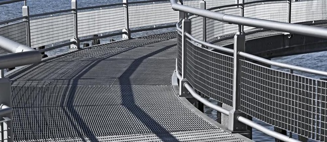 Kaynaklı galvanizli ızgara zemin kaplaması