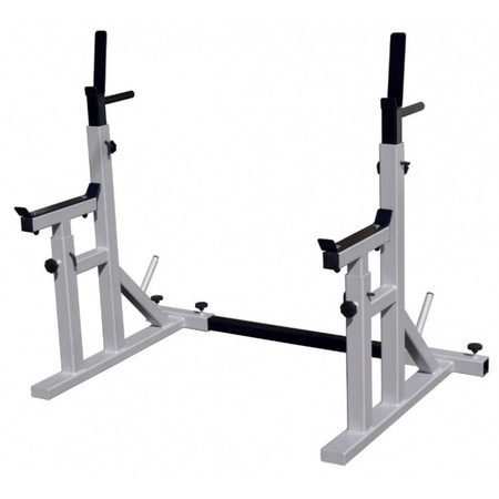 Стойка MDL для приседаний и жима с подстраховкой белая