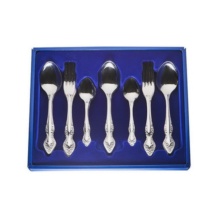 Набор столовых приборов 36 пр ПВХ флок "Славянка"