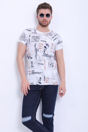 1022 型号 30/1 盖头男式 T 恤