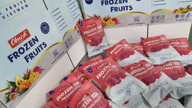 Замороженный Драгонфрут. Экзотические фрукты с заводов OLMISH