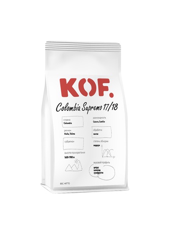 Кофе Colombia Supremo 17/18
