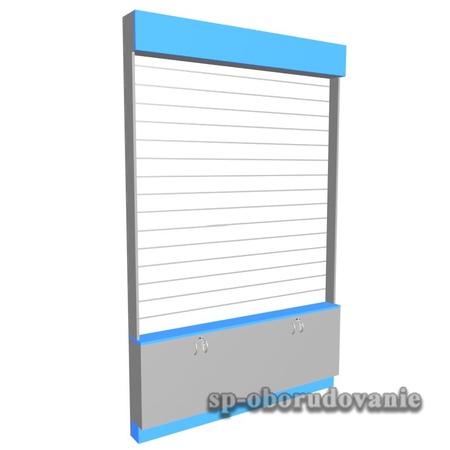 Витрина открытая с эконом панелью