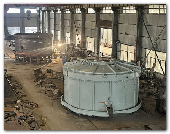 Электропечь для линии по производству каменной ваты