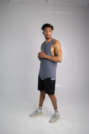 Майка мужская серая Hi Mate