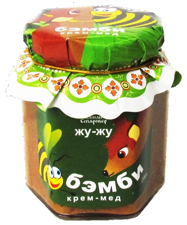 Kuruyemiş, haşlanmış yoğunlaştırılmış süt ve kuşburnu ile &quot;Bambi&quot;