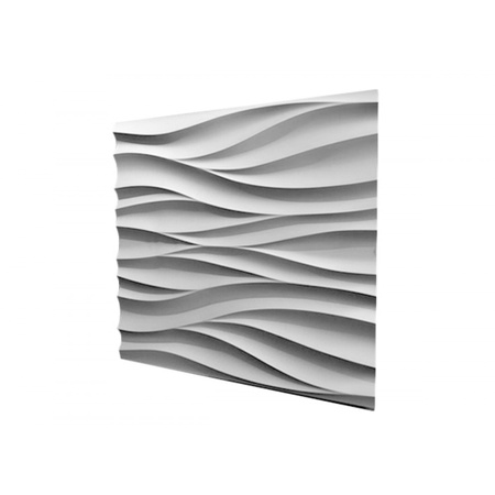 Гипсовая декоративная 3d панель «Волна»