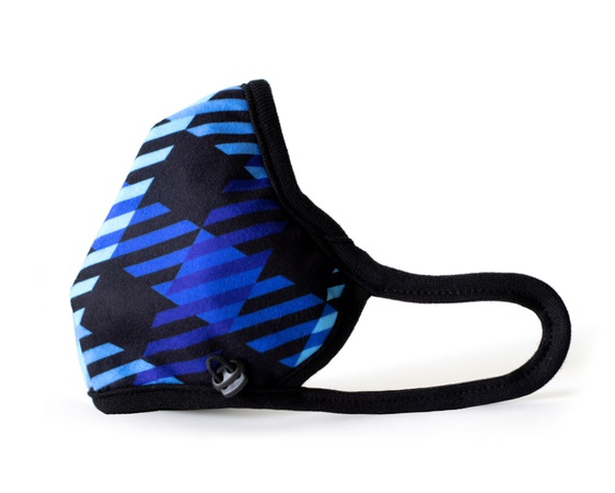 The Nightingale PRO, угольный фильтр, полиэфирная ткань, 3-слойная маска, маска с петлей на голову, маска FFP2, маска премиум-класса, разработано в UK