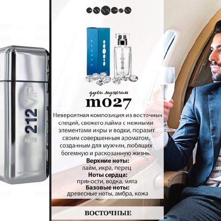 Духи Essens номерные 50 мл