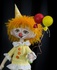 Textile doll Clown Pencil