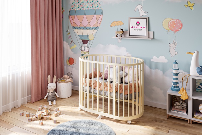 Dönüştürülebilir yatak 8 'i 1 arada Eva Standart - Beyaz