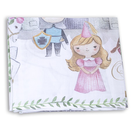 100% Organic Cotton Muslin Swaddle 100x100cm