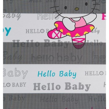 Hello Kitty Печатная юбка с нарезкой "Зебра" Занавес 150X200