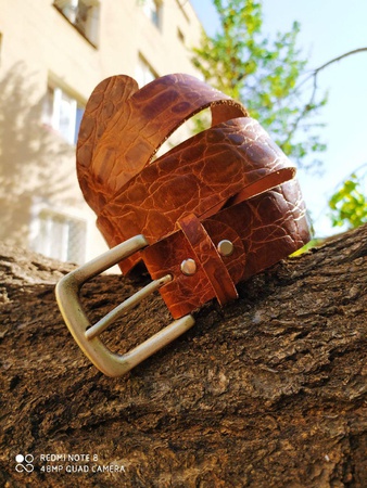 Мужские и Женские ремни ручной работы из Итальянской кожи.