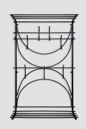 2 raflı duvar askısı