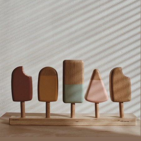 деревянное мороженое (набор)