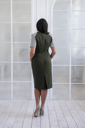 Dress 3154 / blue, green.