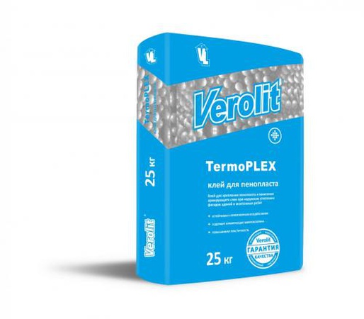 Köpük yapıştırıcı &quot;Verolit TermoPLEX&quot; - 25 kg