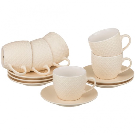 Tea set for 6 persons 200ml (12pr) * 6 (Arti-M)
