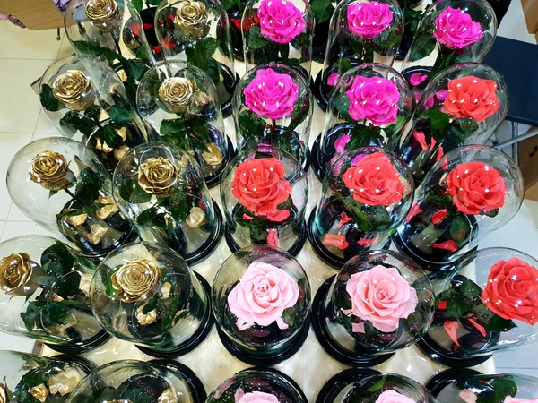 Роза в колбе оптом ассортимент