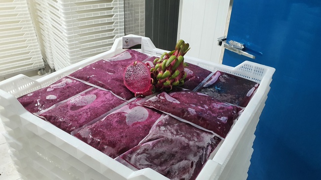 Замороженный Драгонфрут. Экзотические фрукты с заводов OLMISH