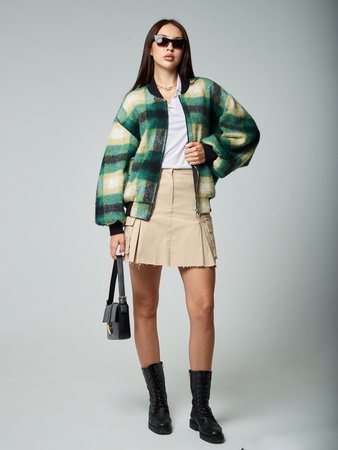 Юбка карго мини