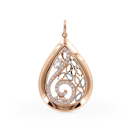 Наборы украшений из красного, желтого и белого золота 585 пробы