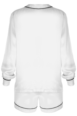 İPEK BAYAN BİYELİ PİJAMA TAKIM - EKRU