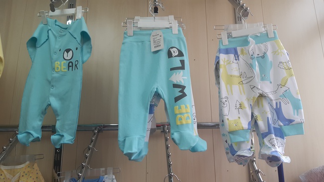 Одежда от 0 до 12 лет . Одежда линейками.