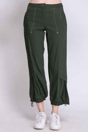 Pileli düğmeli paça