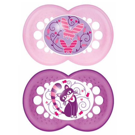 Пустышка Mam Original 6-16мес. Для девочки Latex