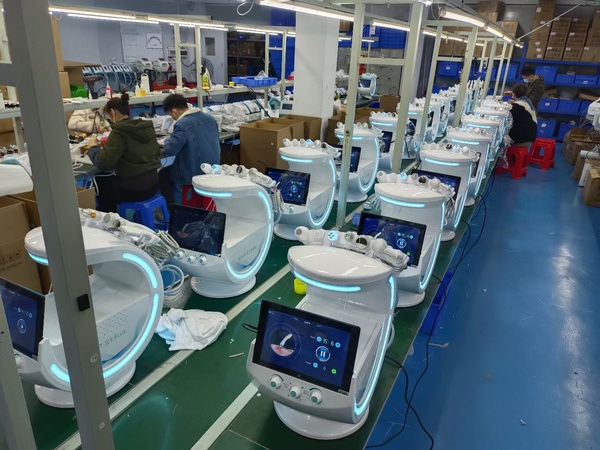 Aqua Cilt Beyazlatıcı Hidro Oksijen Yüz Masajı Soyma Güzellik Makinesi 7 İçinde 1 Büyük Kabarcık Yüzleri