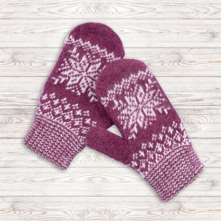 Варежки детские разноцветный (дев.)