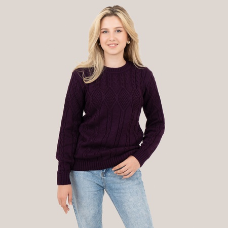 Свитер женский Пенелопа сиреневый 46-48