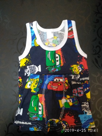 Детские майки с шортыми