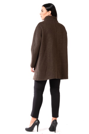 Büyük Beden Kaşe Hakim Yaka