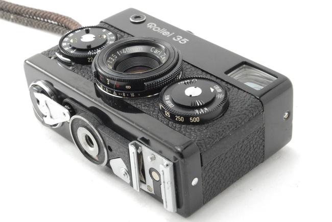 【N MINT+++】Rollei 35 Black 35mm Film Camera Tessar 40mm f/3.5 Lens