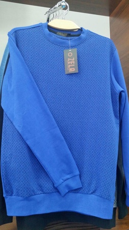 Erkek sweatshirt (boya kalemi deseni)