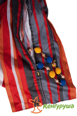 Слинг с кольцами Кенгуруша Home-style Клубничный