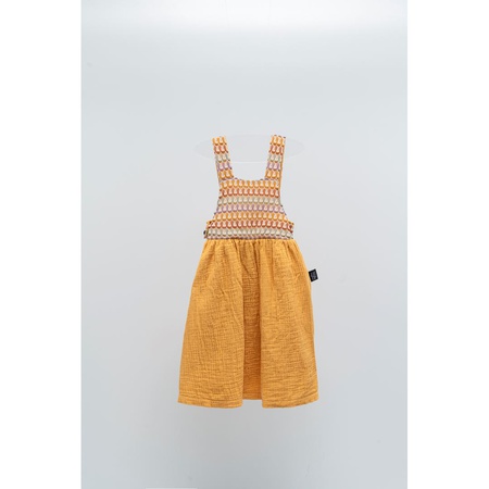 Toptan Kız Çocuk Müslin Elbise 2-5Y