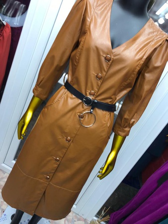 Шикарные кож., платья высокого качества.